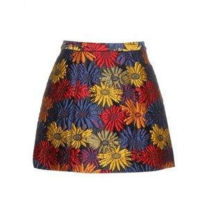 Alice + Olivia floral brocade mini